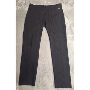 Calvin Klein Women's Tailored Straight Leg Trousers w/ Pinstripe - Size L